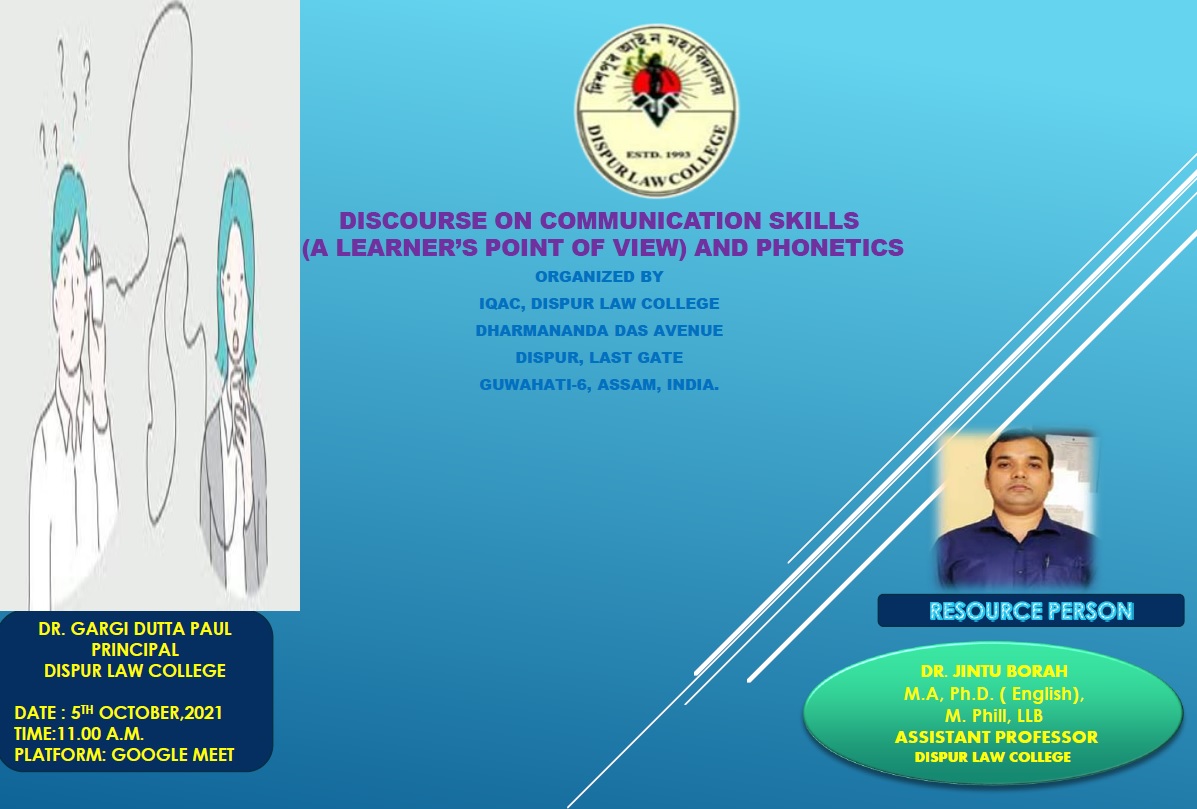 Discourse on Communication Skills