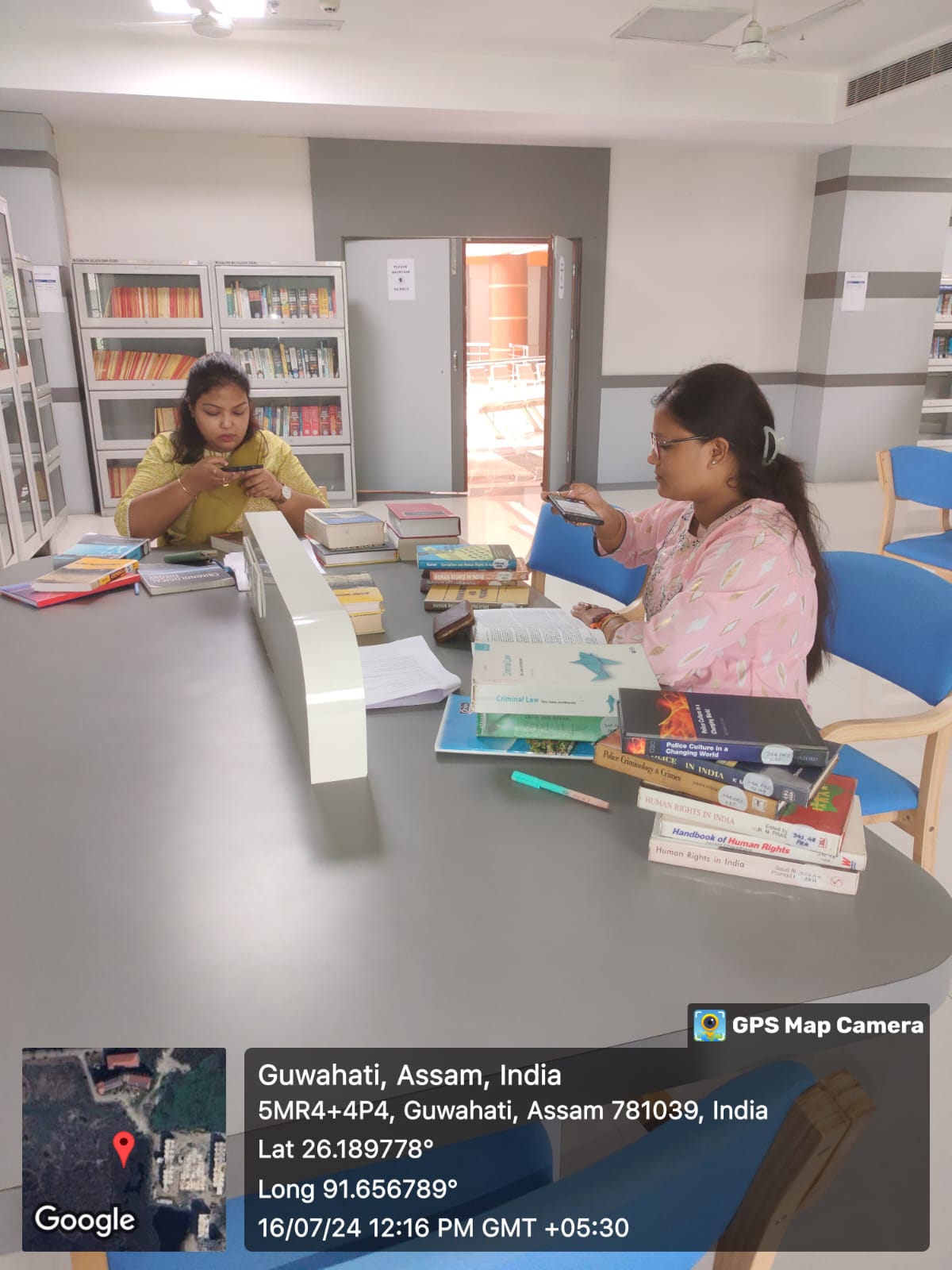 VISIT TO NLU CENTRAL LIBRARY
