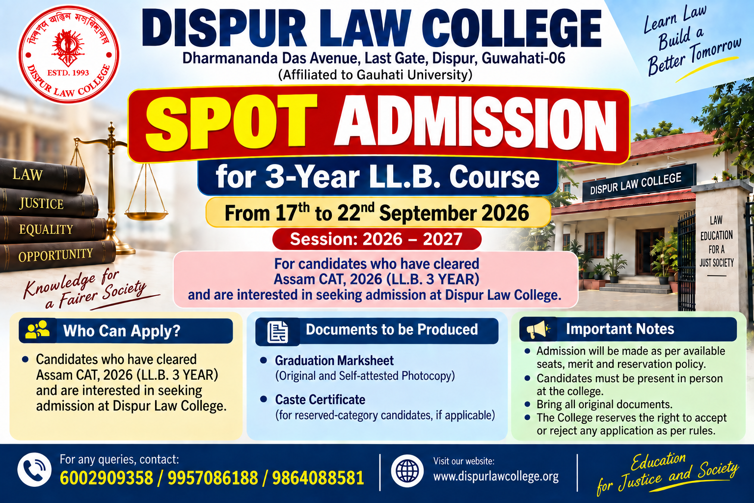 FINAL SPOT ADMISSION